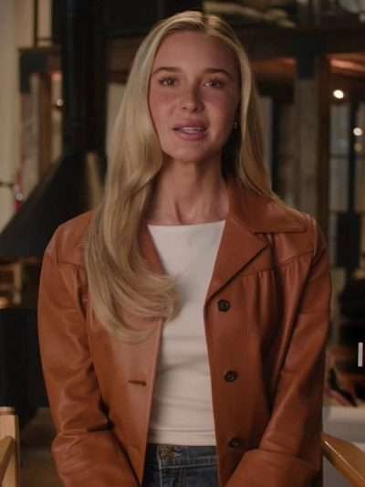 Isabel May Scream 7 Brown Leather Jacket