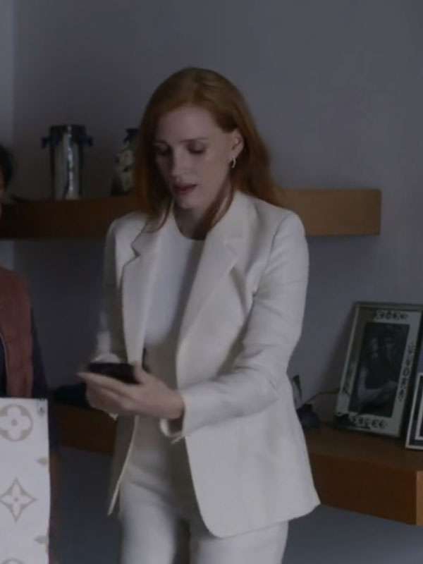 Jessica Chastain Dream 2026 White Blazer