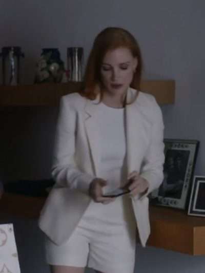 Jessica Chastain Dreams 2026 White Blazer