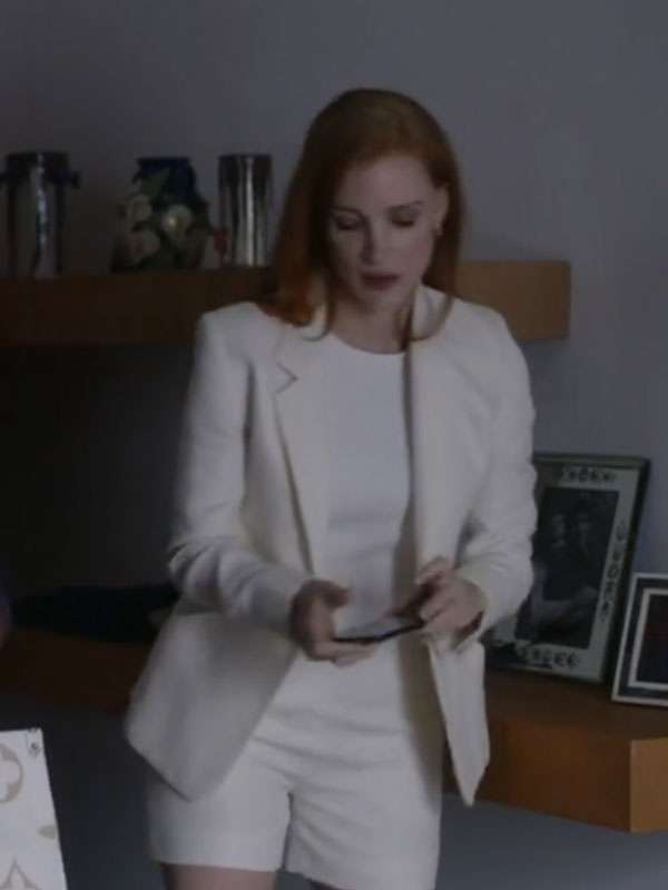 Jessica Chastain Dreams 2026 White Blazer