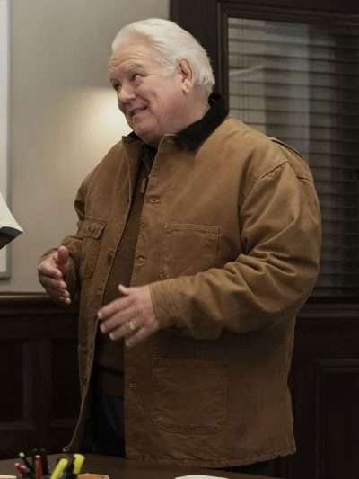 Jim O’Heir Rooster S01 Brown Cotton Jacket