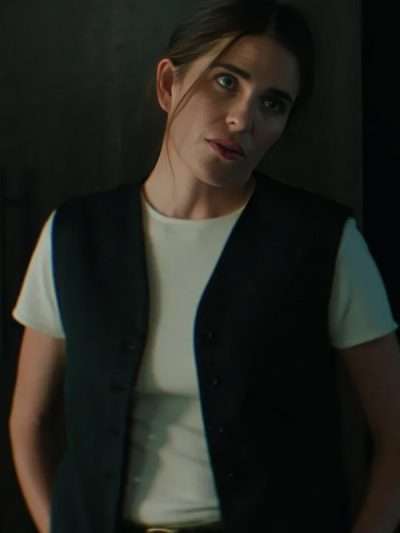 56 Days 2026 Karla Souza Black Wool Vest