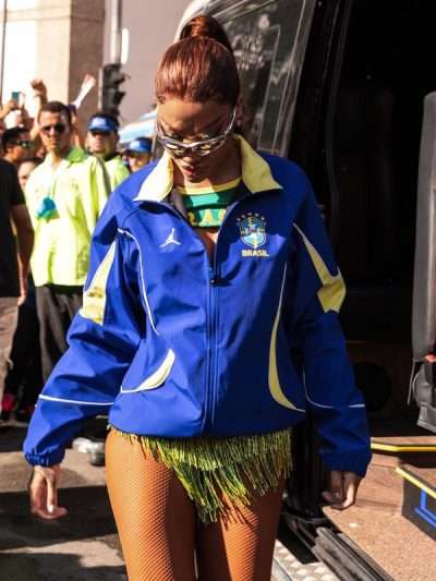 Ludmilla Brazil x Jordan 2026 Blue Track Jacket