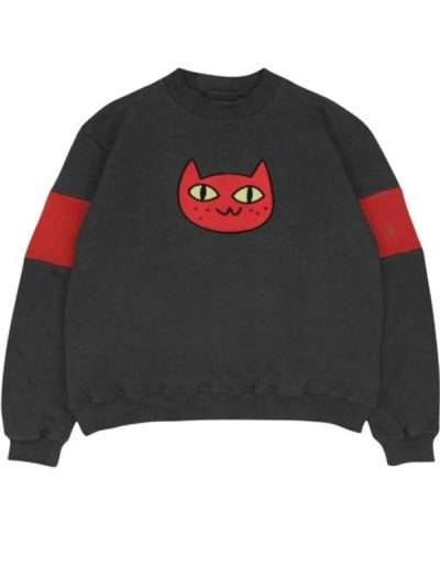 Marceline Grey Pullover Cat Sweater