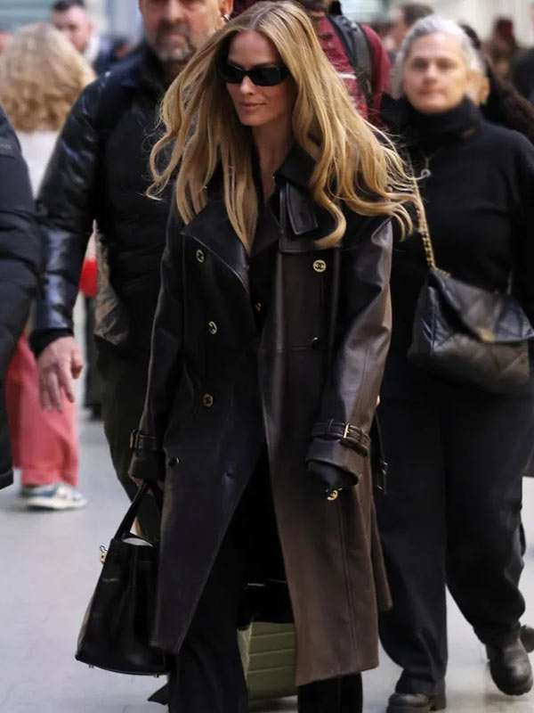 Margot Robbie Black Coat