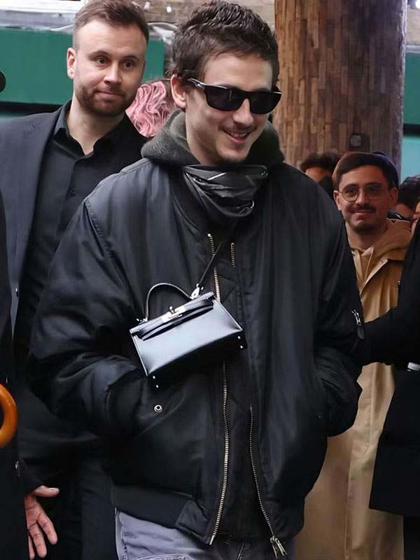 Marty Supreme Q&A 2026 Timothee Chalamet Black Jacket