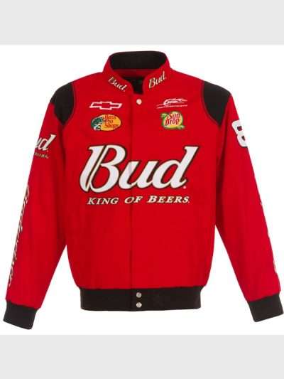 Men's Dale Earnhardt Jr. J Red Budweiser Twill Jacket
