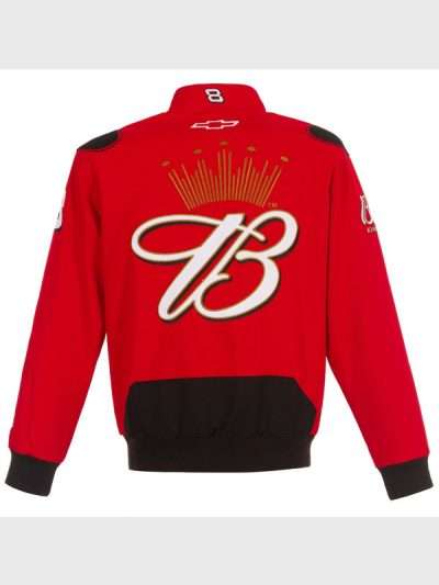 Men's Dale Earnhardt Jr. J Red Budweiser Full-Snap Twill Jacket