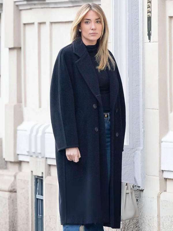 Alice Campello Black Wool Coat