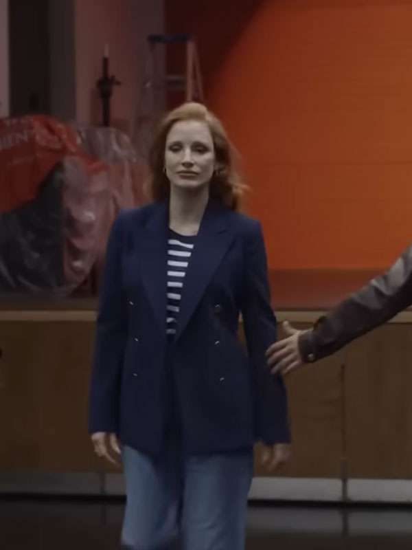 Dreams 2026 Jessica Chastain Blue Blazer