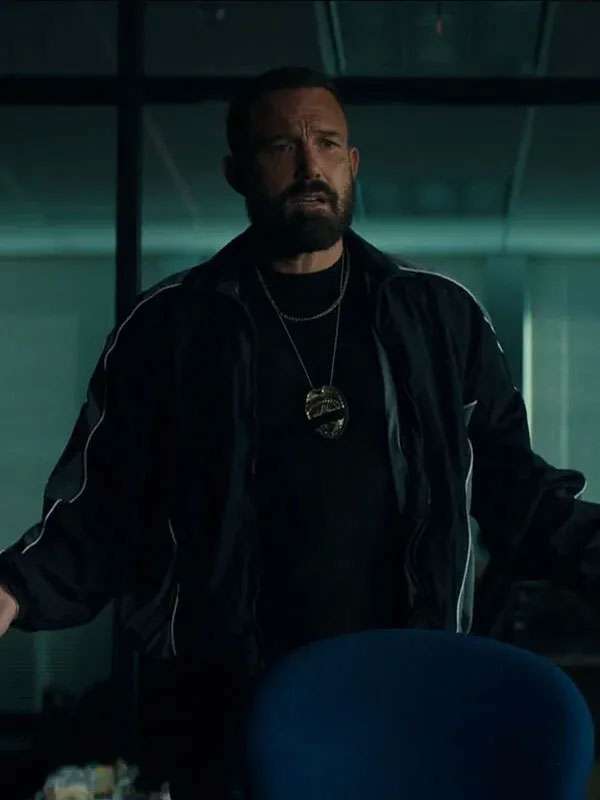 The Rip 2026 Ben Affleck Track Bomber Jacket