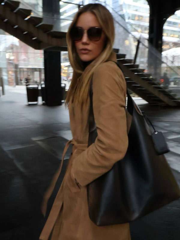 NYC Olivia Ponton Brown Trench Coat