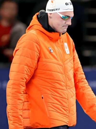 Olympic Games Team Netherlands Orange Puffer Jacket