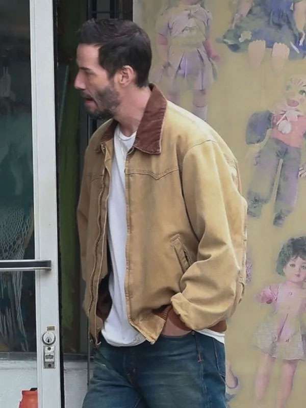 Outcome 2026 Keanu Reeves Brown Jacket