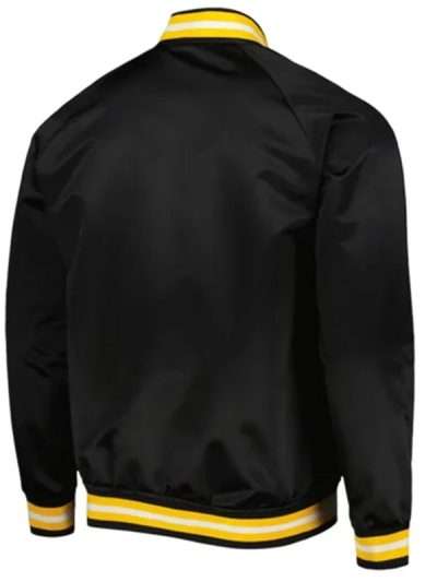 Pittsburgh Penguins Black Statrter Varsity Jacket