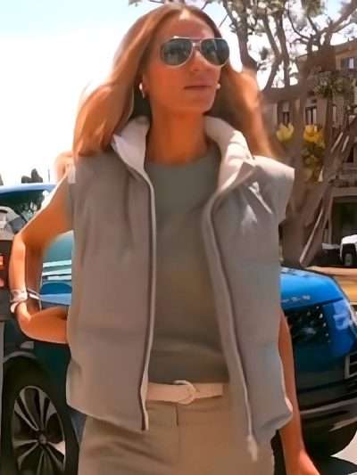 The Real Housewives of Beverly Hills Dorit Kemsley Grey Vest