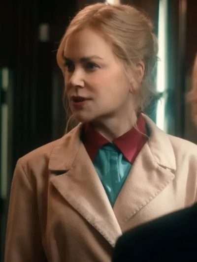 Scarpetta 2026 Nicole Kidman Beige Wool Coat