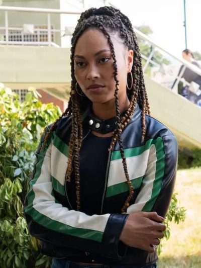School Spirits S03 Claire Zomer Leather Jacket