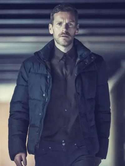 Shaun Evans Betrayal 2026 Black Puffer Jacket