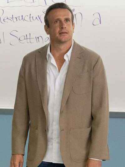 Jason Segel Shrinking S03 Wool Blazer