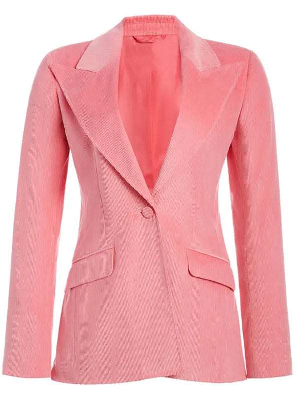 Christa Miller Shrinking S03 Pink Blazer