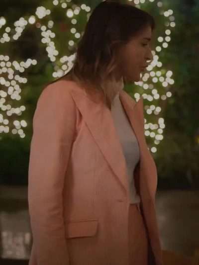 Shrinking 2026 Liz Pink Corduroy Blazer
