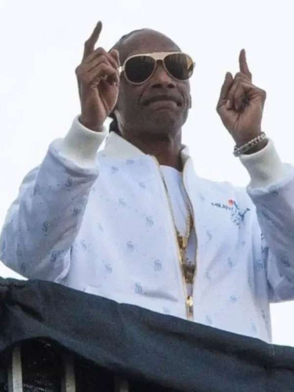 Snoop Dogg Olympic Winter Games 2026 White Jacket