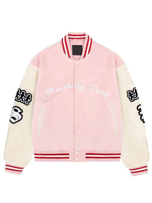 Strawberry Park Valentine’s Day Varsity Jacket