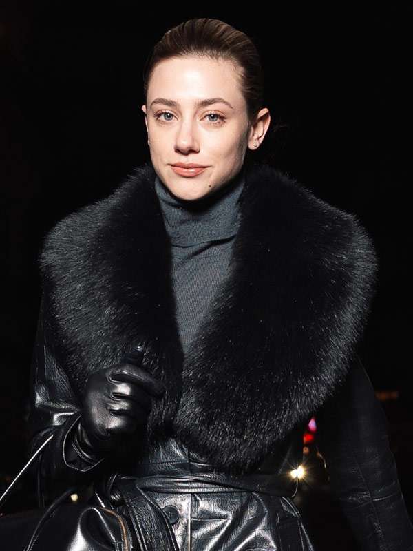 Lili Reinhart Black Trench Coat