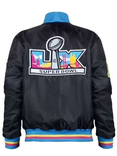 Super Bowl 2026 San Francisco Bay Area Satin Jacket