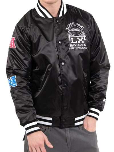 Super Bowl Michael Strahan Good Morning America 2026 Varsity Jacket