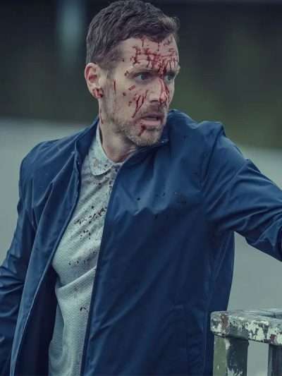 TV Series Betrayal 2026 John Hughes Blue Jacket