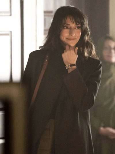 TV Series CIA 2026 Nikki Reynard Black Trench Wool Coat