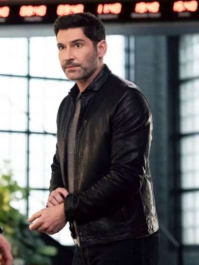 TV Series CIA S01 Hart Hoxton Black Leather Jacket