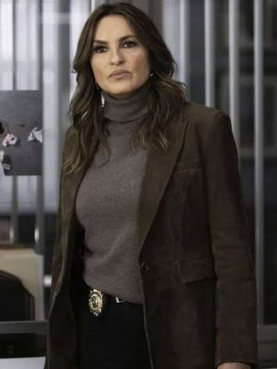 Olivia Benson Law and Order SVU S27 Brown Blazer
