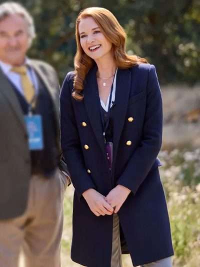 Sarah Drew The Stars Between Us Blue Coat