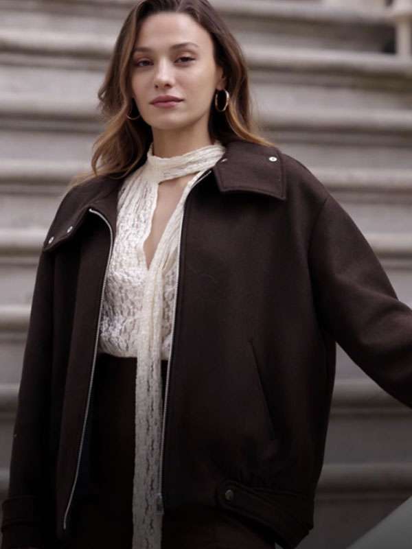 Sümeyye Aydogan Underground Brown Wool Jacket