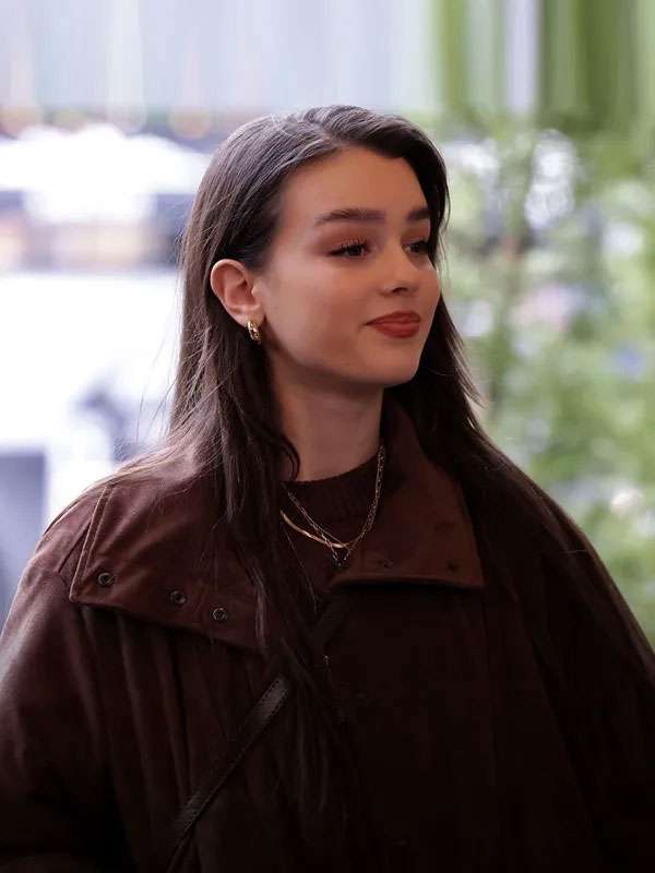 TV Series Underground S01 Ülkü Hilal Çiftçi Brown Suede Leather Jacket