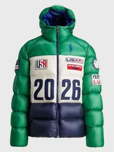 Olympics Team USA Closing Ceremony Puffer Jacket