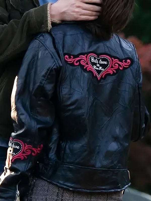 Catherine Missal Tell Me Lies S03 Leather Jacket