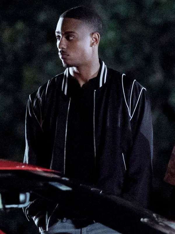 The Gates 2026 Keith Powers Black Bomber Jacket