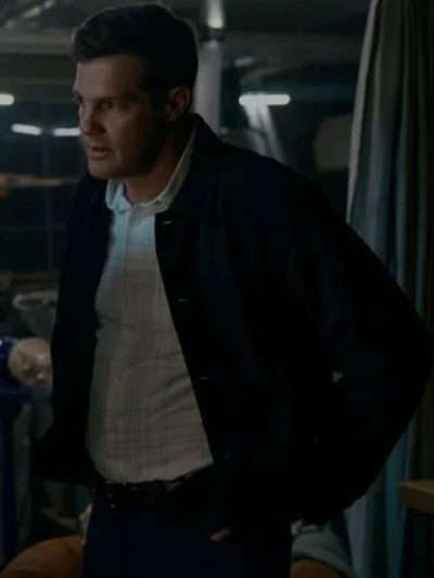 The Last Thing He Told Me S01 Geoff Stults Black Cotton Jacket
