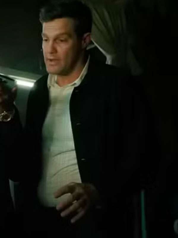 The Last Thing He Told Me Geoff Stults Black Cotton Jacket