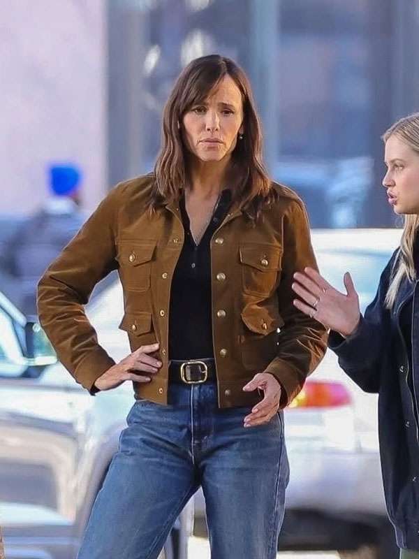 The Last Thing He Told Me 2026 Jennifer Garner Brown Corduroy Jacket