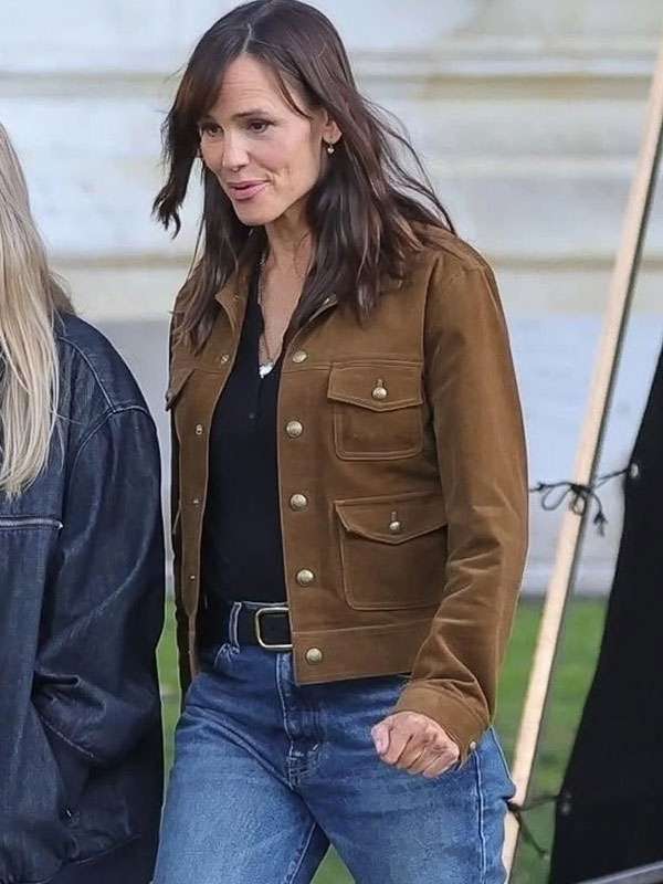 The Last Thing He Told Me S02 Jennifer Garner Brown Corduroy Jacket