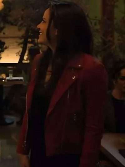 The Lincoln Lawyer S02 Lana Parrilla Red Suede Leather Jacket