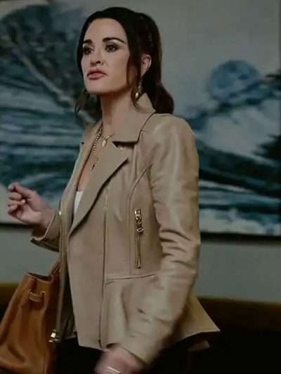 The Lincoln Lawyer S04 Kyle Richards Beige Leather Jacket