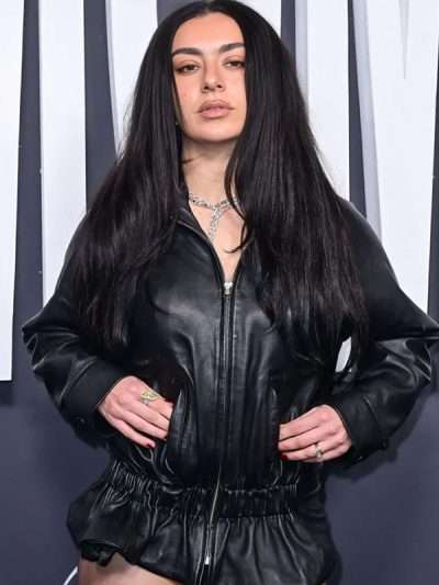 Charli XCX The Moment 2026 Black Leather Jacket