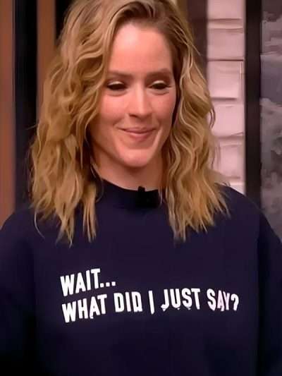 Sara Haines Wait, What Did I Just Say Sweatshirt