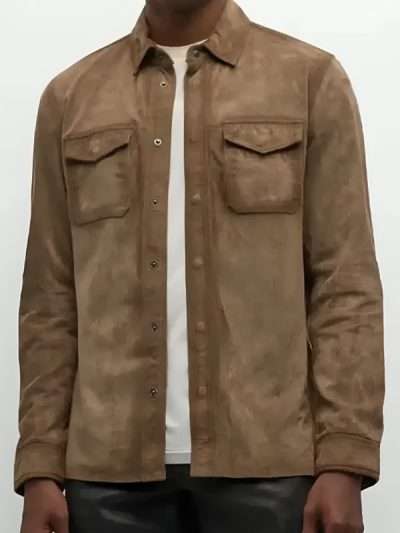 Carson Daly The Voice S29 Suede Leather Jacket